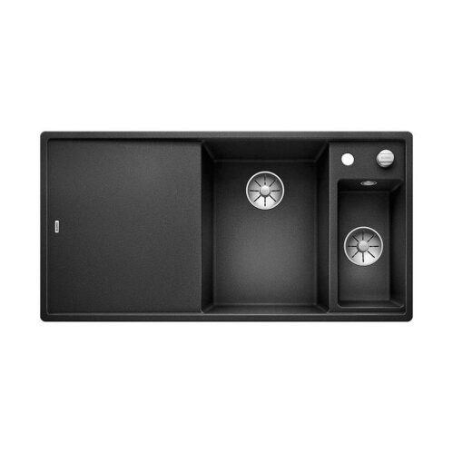 BLANCO Einbauspüle  AXIA III 6 S Silgranit | InFino Ablauf | mit Holz-Schneidbrett