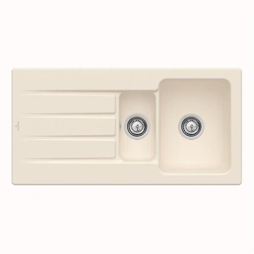 Villeroy & Boch Einbauspüle Architectura 60 XR mit Handbetätigung Classicline FU Ivory