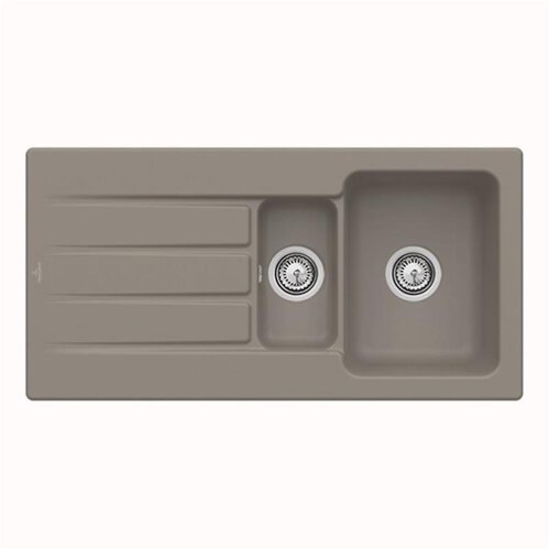 Villeroy & Boch Einbauspüle Architectura 60 XR mit Handbetätigung Premiumline TR Timber
