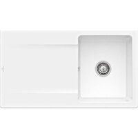 Villeroy & Boch Siluet 50 mit Handbetätigung Classicline R1 Weiß alpin (glänzend)