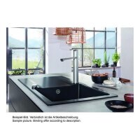 Villeroy & Boch Siluet 50 mit Exzenterbetätigung Classicline i4 Graphit