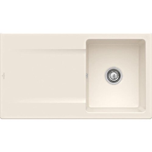 Villeroy & Boch Siluet 50 Flat mit Handbetätigung Classicline KR Crema