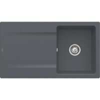 Villeroy & Boch Siluet 50 Flat mit Handbetätigung Classicline i4 Graphit