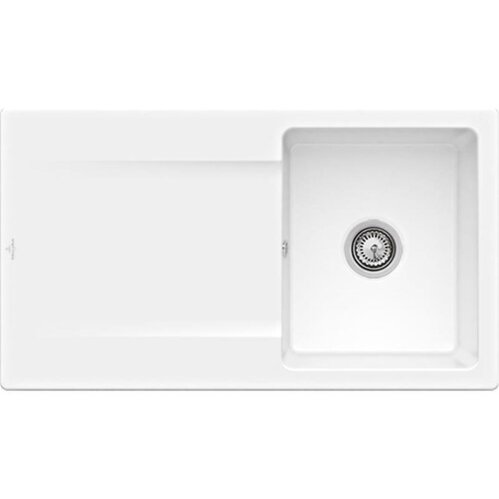 Villeroy & Boch Siluet 50 Flat mit Exzenterbetätigung Premiumline KG Snow White