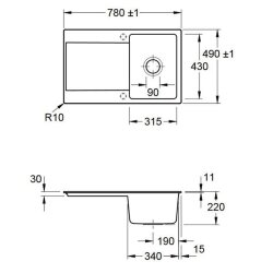 Villeroy & Boch Siluet 45 Flat