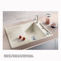BLANCO Einbauspüle AXIA III 45 S Silgranit mit Holzschneidbrett, InFino