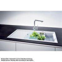 Franke Einbauspüle Mythos MTG 611 Fragranit+ Glacier | Becken links