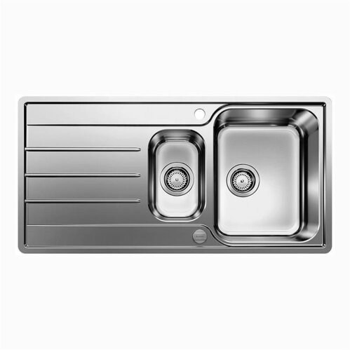 BLANCO Einbauspüle LEMIS 6 S-IF Edelstahl Bürstfinish