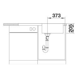 BLANCO Einbauspüle LEMIS XL 6 S-IF Edelstahl Bürstfinish