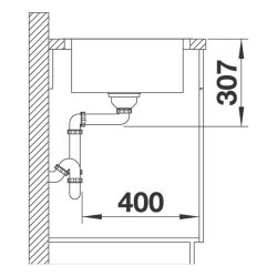 BLANCO Einbauspüle LEMIS XL 6 S-IF Edelstahl Bürstfinish