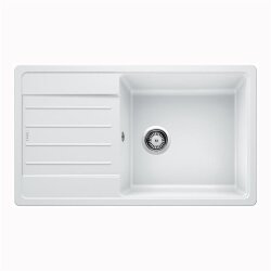 BLANCO Einbauspüle LEGRA XL 6 S Silgranit, ohne Ablauffernbedienung weiß