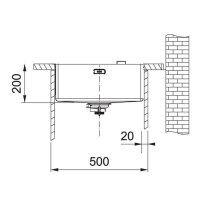 Franke Einbauspüle Franke Box BXX 210/110-54 Edelstahl Handbetätigung
