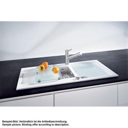 Franke Einbauspüle Maris MRG 651-97 Fragranit+ Onyx, Excenterbetätigung (Druckknopf)