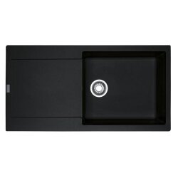 Franke Einbauspüle Maris MRG 611-97 XL Fragranit+ Onyx, Excenterbetätigung (Druckknopf)