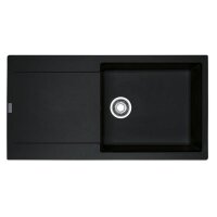 Franke Einbauspüle Maris MRG 611-97 XL Fragranit+ Onyx, Excenterbetätigung (Druckknopf)