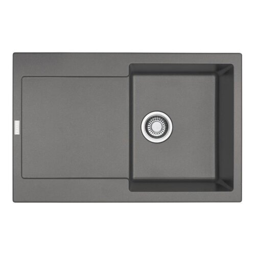Franke Einbauspüle Maris MRG 611-78 Fragranit+ Steingrau, Excenterbetätigung (Druckknopf)