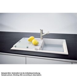 Franke Einbauspüle Maris MRG 611-78 Fragranit+ Steingrau, Excenterbetätigung (Druckknopf)