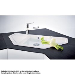Franke Einbauspüle Maris MRG 612-97 E Fragranit+ Onyx, Excenterbetätigung (Druckknopf)