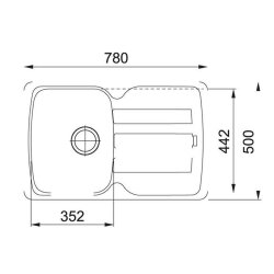 Franke Einbauspüle Antea AZG 611-78 Fragranit+ Cashmere