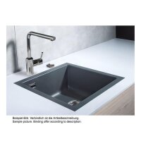Systemceram Einbauspüle KeraDomo Mera 46 F/o flächenbündig einbaubar