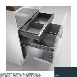 Naber Cox® Base 360 K/600-2 mit Base-Board, Abfallsammler für Frontauszüge, ohne Biodeckel, anthrazit