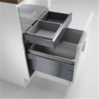 Naber Cox® Base 360 S/500-2 mit Base-Board, Abfallsammler für Frontauszüge