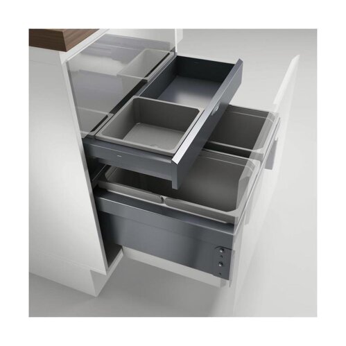 Naber Müllex Single 35 Sistema Rifiuti Da Incasso: Pattumiera 35L Per Cucina, Antracite - 2