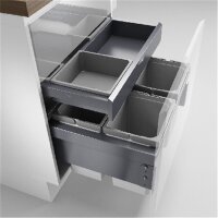 Naber Cox® Base 360 S/600-4 mit Base-Board, Abfallsammler für Frontauszüge