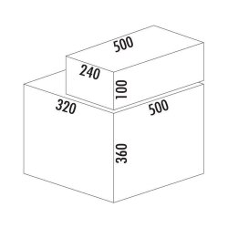 Naber Cox® Base 360 K/500-2 mit Base-Board,...