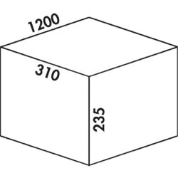 Naber Cox® Box 235 K/1200-5, Abfallsammler für...