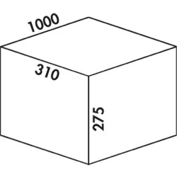 Naber Cox® Box 275 K/1000-4, Abfallsammler für...