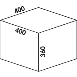 Naber Cox® Box 360 S/400-2, Abfallsammler für...