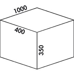 Naber Cox® Box 350 S/1000-5, Abfallsammler für...