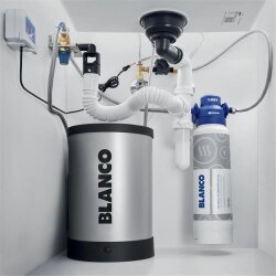 BLANCO Küchenarmatur drink.hot TAMPERA chrom