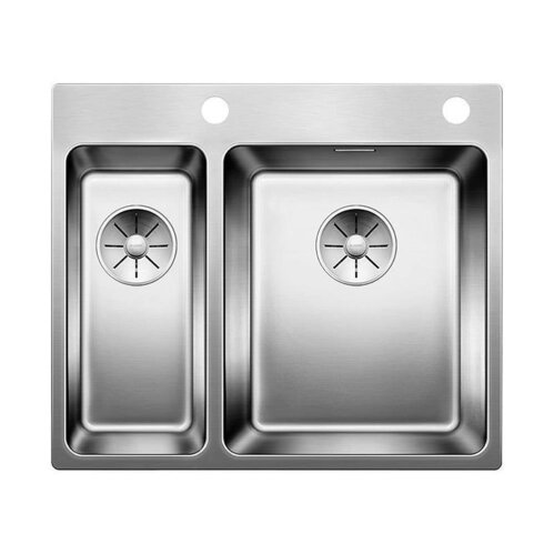BLANCO Einbaubecken ANDANO 340/180-IF/A Edelstahl Seidenglanz mit InFino Ablaufsystem