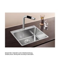 BLANCO Einbaubecken ANDANO 500-IF/A Edelstahl Seidenglanz mit InFino Ablaufsystem