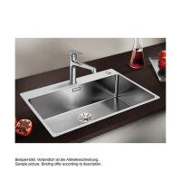 BLANCO Einbaubecken ANDANO 700-IF/A Edelstahl Seidenglanz mit InFino Ablaufsystem