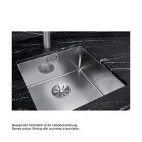 BLANCO Unterbaubecken CLARON 340-U Edelstahl Durinox InFino