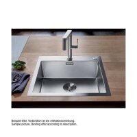 BLANCO Einbaubecken CLARON 500-IF/A Edelstahl Durinox InFino