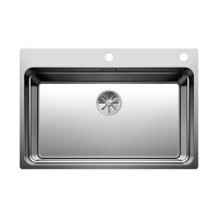 BLANCO Einbaubecken ETAGON 700-IF/A Edelstahl Seidenglanz, InFino Ablauf