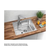 BLANCO Einbauspüle LEMIS 45 S-IF Mini Edelstahl Bürstfinish
