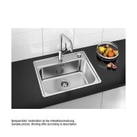 BLANCO Einbaubecken LEMIS 6-IF Edelstahl Bürstfinish