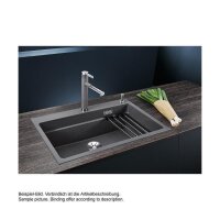 BLANCO Einbaubecken ETAGON 8 Silgranit, InFino Ablauf