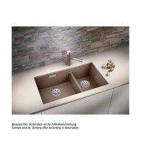 BLANCO Unterbaubecken SUBLINE 430/270-U SILGRANIT, InFino