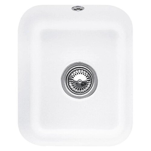 Villeroy & Boch Unterbauspüle Cisterna 45 mit Excenterbetätigung Classicline RW Stone White
