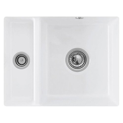 Villeroy & Boch Unterbauspüle Subway 60 XU mit Excenterbetätigung Classicline RW Stone White