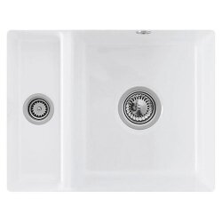 Villeroy & Boch Unterbauspüle Subway 60 XU mit Excenterbetätigung Classicline RW Stone White