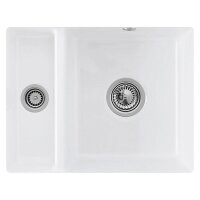 Villeroy & Boch Unterbauspüle Subway 60 XU mit Excenterbetätigung Classicline RW Stone White