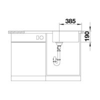 BLANCO Einbauspüle DINAS XL 6 S Edelstahl Bürstfinish