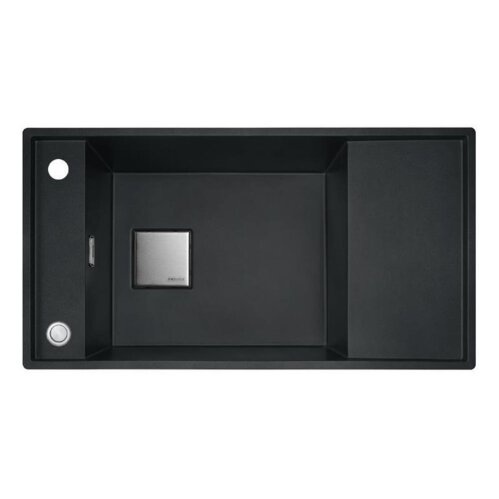 Franke Spüle Fresno FSG 211 Fragranit+ flächenbündig einbaubar oder unterbaubar, Onyx